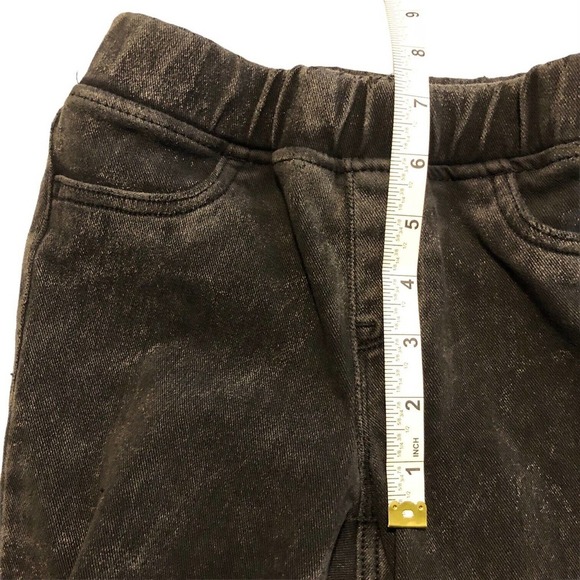 Gap Denim Girl Stretch Jegging SZ 8 Regular Black DistressWash Pull On Easy Off - Picture 7 of 9